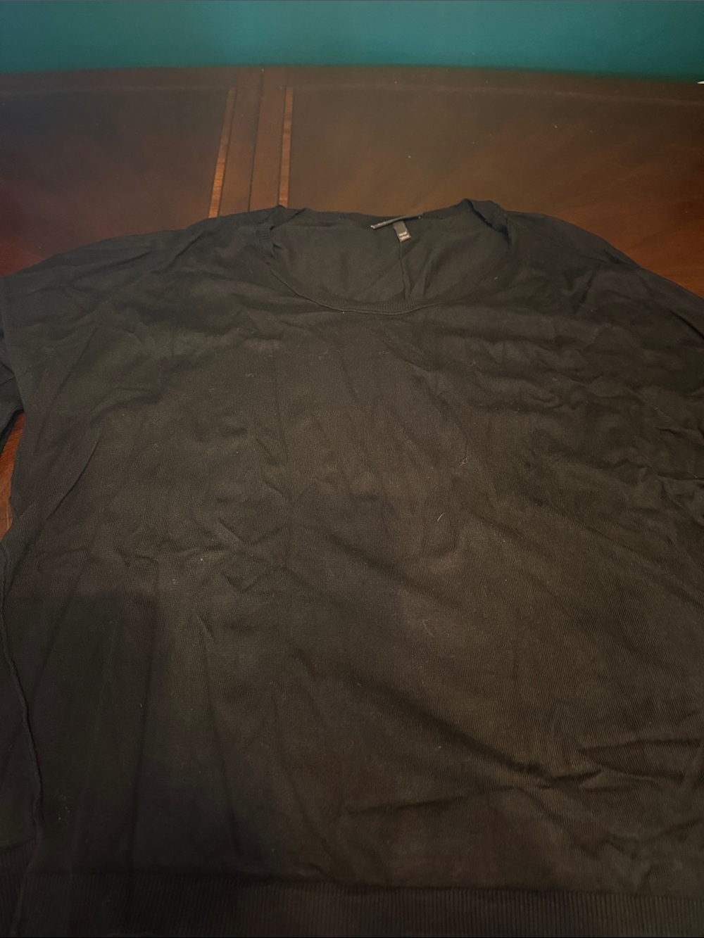 Women’s Black Crew Neck Shirt
